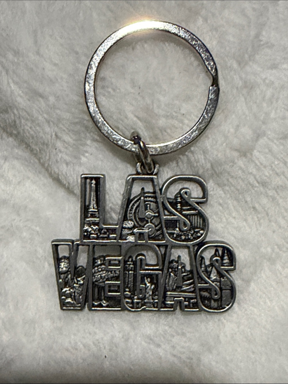 LAS VEGAS Metal Keychain
